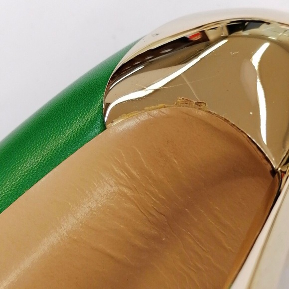 NEW CASADEI Leather Court Shoes US6.5 UK3.5 EU36.5 Blade Heel Made in Italy - Picture 7 of 7